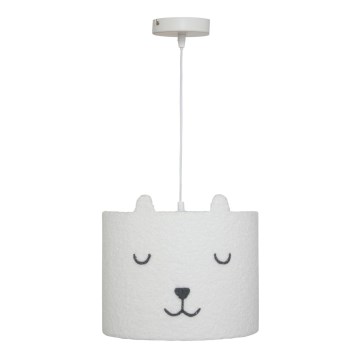 Atmosphera - Παιδικό κρεμαστό φωτιστικό με καλώδιο TOXEY 1xE27/25W/230V αρκουδάκι