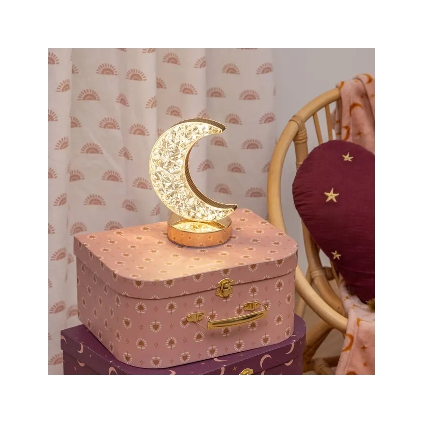 Atmosphera - Παιδικό επιτραπέζιο φωτιστικό BELLA LED/3xAA