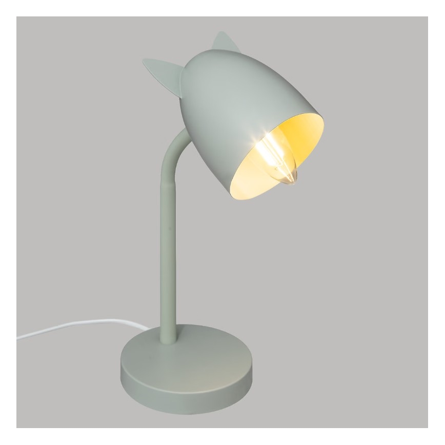 Atmosphera - Παιδικό επιτραπέζιο φωτιστικό OREILLES 1xE14/40W/230V σε απόχρωση μέντας