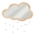 Atmosphera - Παιδικός επιτοίχιος καθρέφτης CLOUD 40x36 cm από ξύλο καουτσούκ