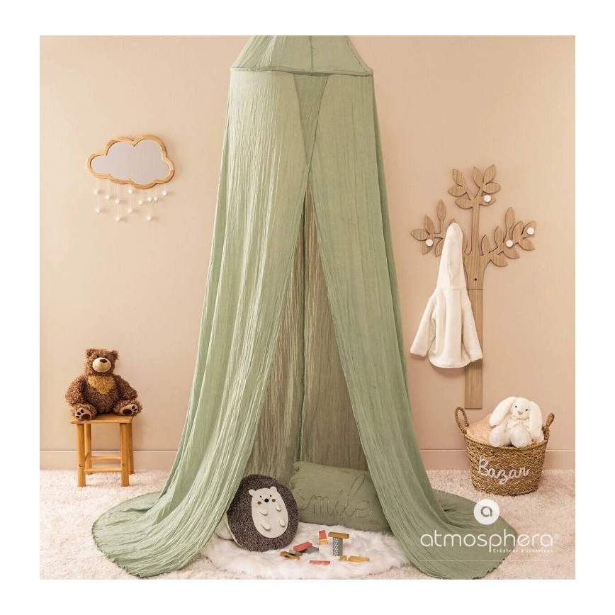 Atmosphera - Παιδικός επιτοίχιος καθρέφτης CLOUD 40x36 cm από ξύλο καουτσούκ