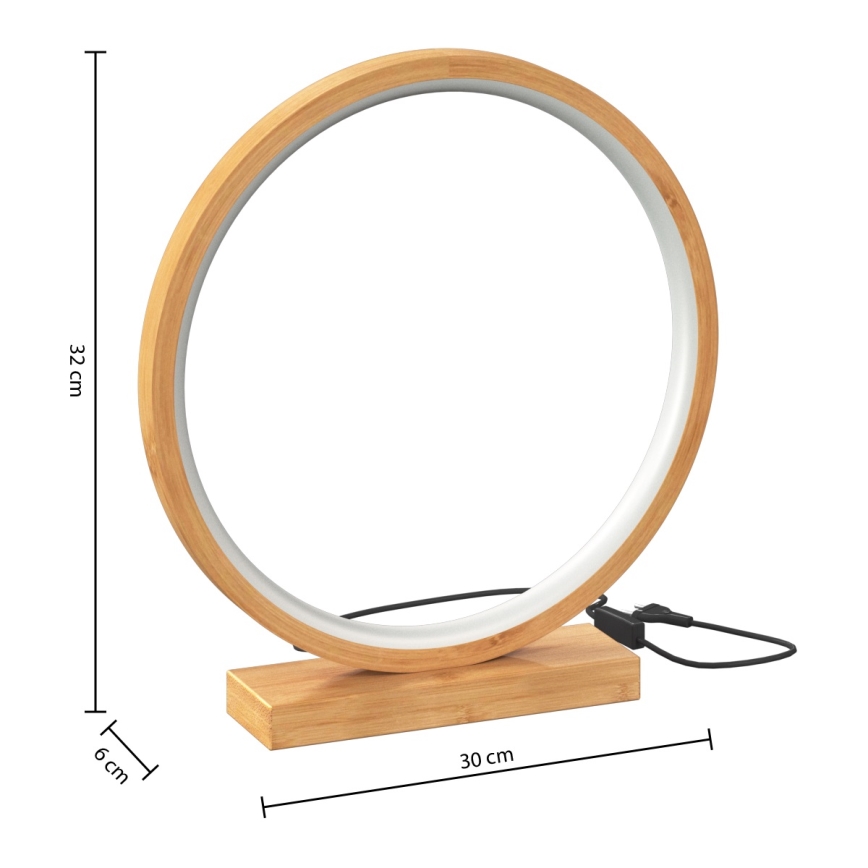 Atmosphera - Επιτραπέζιο φωτιστικό LED STELA LED/2,7W/230V μπαμπού