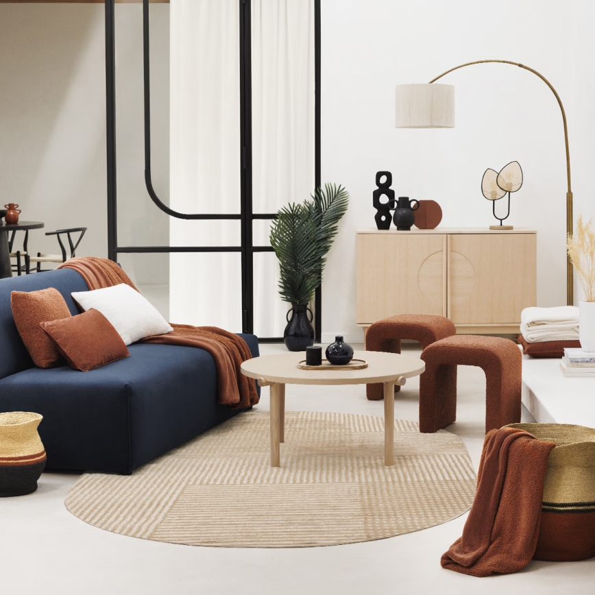 Atmosphera - Επιτραπέζιο φωτιστικό OLME 2xE27/40W/230V ρατάν