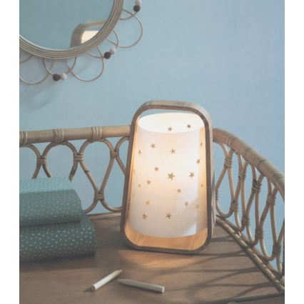 Atmosphera - Επιτραπέζιο φωτιστικό STARS 1xE14/40W/230V μπαμπού