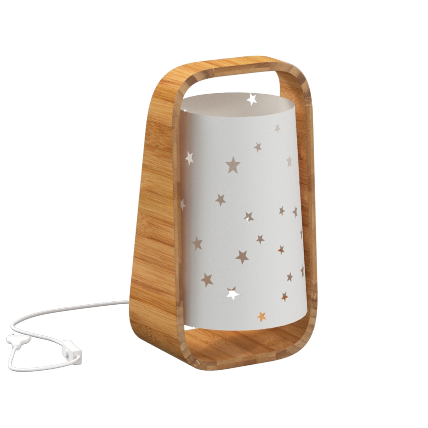 Atmosphera - Επιτραπέζιο φωτιστικό STARS 1xE14/40W/230V μπαμπού