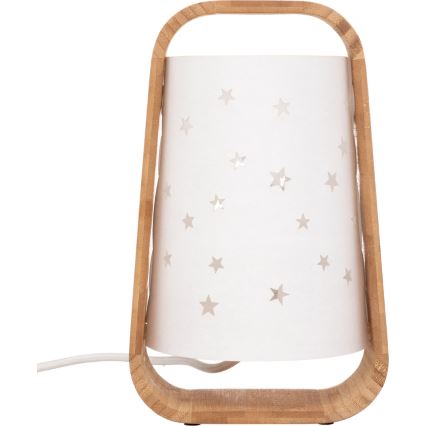 Atmosphera - Επιτραπέζιο φωτιστικό STARS 1xE14/40W/230V μπαμπού