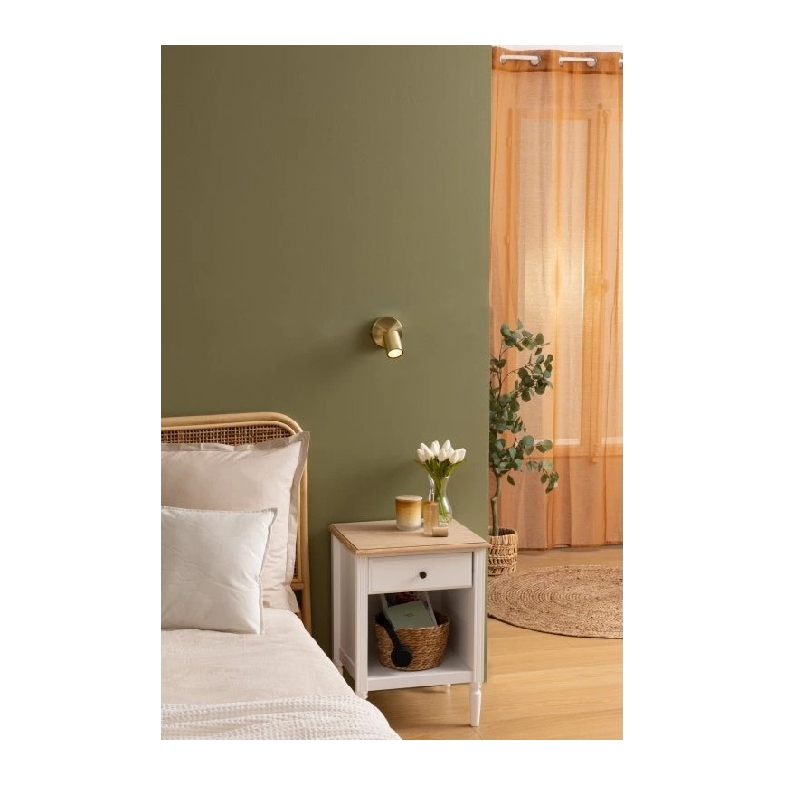 Atmosphera - Επιτοίχιο φωτιστικό σποτ VICO 1xGU10/25W/230V χρυσό