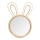 Atmosphera - Επιτοίχιος παιδικός καθρέφτης RABBIT 37x24 εκ. από μπαμπού