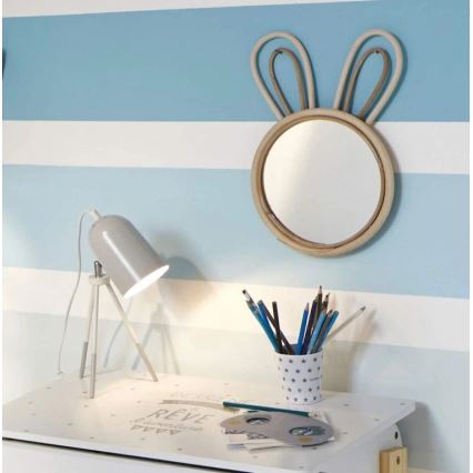 Atmosphera - Επιτοίχιος παιδικός καθρέφτης RABBIT 37x24 εκ. από μπαμπού