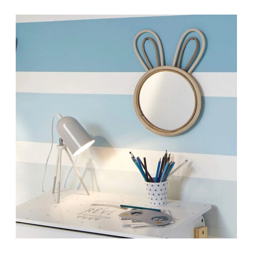 Atmosphera - Επιτοίχιος παιδικός καθρέφτης RABBIT 37x24 εκ. από μπαμπού