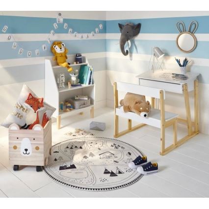 Atmosphera - Επιτοίχιος παιδικός καθρέφτης RABBIT 37x24 εκ. από μπαμπού