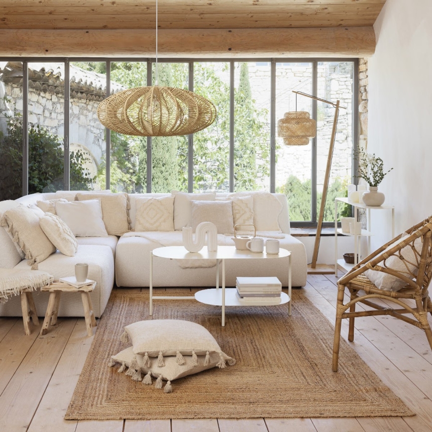 Atmosphera - Επιδαπέδιο φωτιστικό LIBY 1xE27/40W/230V μπαμπού