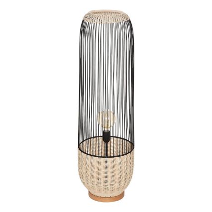 Atmosphera - Επιδαπέδιο φωτιστικό ANEA 1xE27/40W/230V rattan/οξιά
