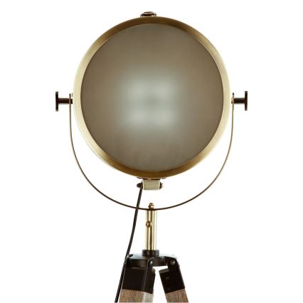 Atmosphera - Επιδαπέδιο φωτιστικό EBOR 1xE27/25W/230V πεύκο/ορείχαλκος