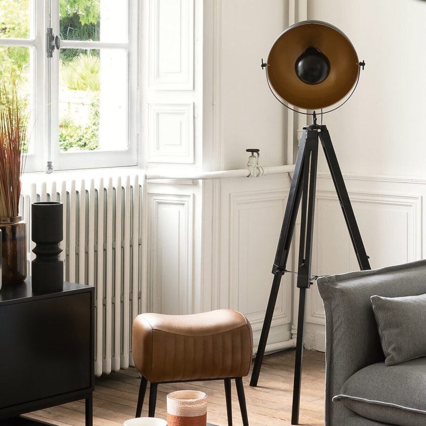 Atmosphera - Επιδαπέδιο φωτιστικό LAHTI 1xE27/25W/230V paulownia