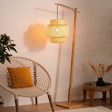 Atmosphera - Επιδαπέδιο φωτιστικό LIBY 1xE27/40W/230V μπαμπού