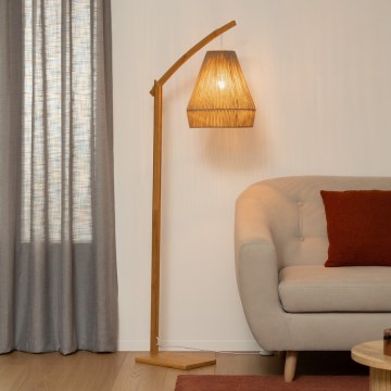 Atmosphera - Επιδαπέδιο φωτιστικό PALM 1xE27/60W/230V μπαμπού/κάνναβη