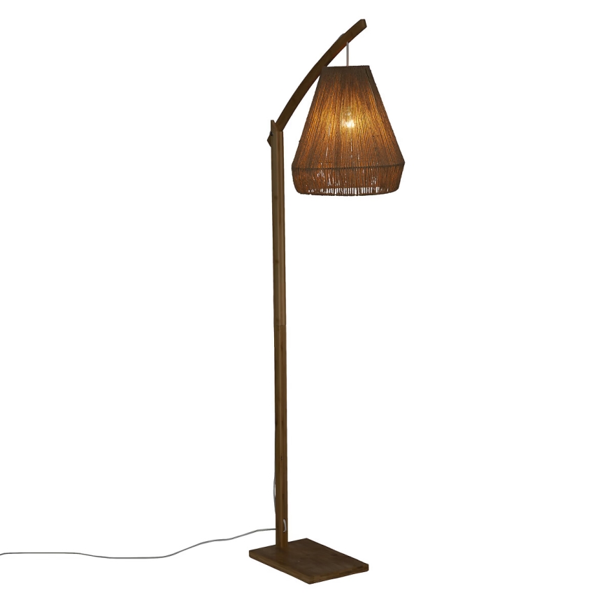 Atmosphera - Επιδαπέδιο φωτιστικό PALM 1xE27/60W/230V μπαμπού/κάνναβη