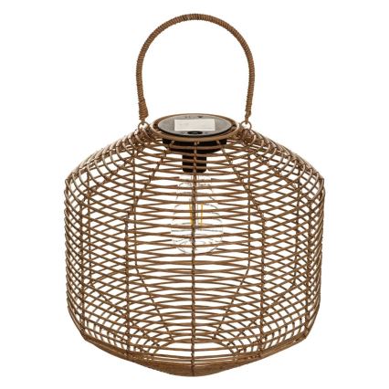 Atmosphera - Ηλιακή λάμπα LED CUBA LED/1,2V IP44 rattan