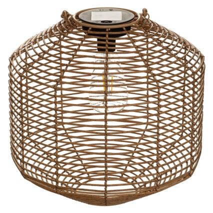 Atmosphera - Ηλιακή λάμπα LED CUBA LED/1,2V IP44 rattan