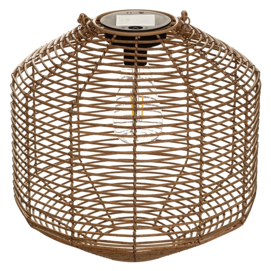 Atmosphera - Ηλιακή λάμπα LED CUBA LED/1,2V IP44 rattan