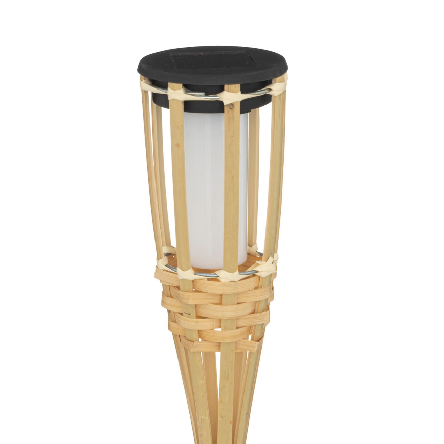 Atmosphera - Ηλιακή λάμπα LED MACEO LED/1,2V 300 mAh IP44 μπαμπού
