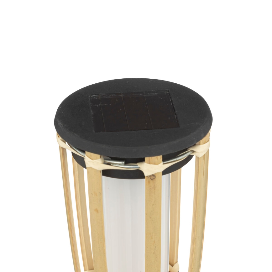 Atmosphera - Ηλιακή λάμπα LED MACEO LED/1,2V 300 mAh IP44 μπαμπού