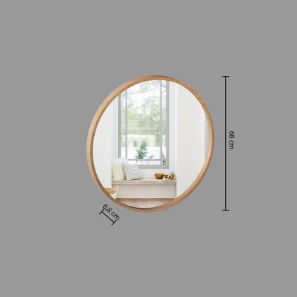 Atmosphera - Καθρέφτης τοίχου LETIZIA διάμετρος 68 cm