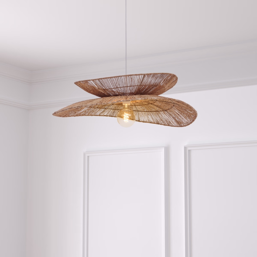 Atmosphera - Κρεμαστό φωτιστικό οροφής ALARA 1xE27/40W/230V γιούτα