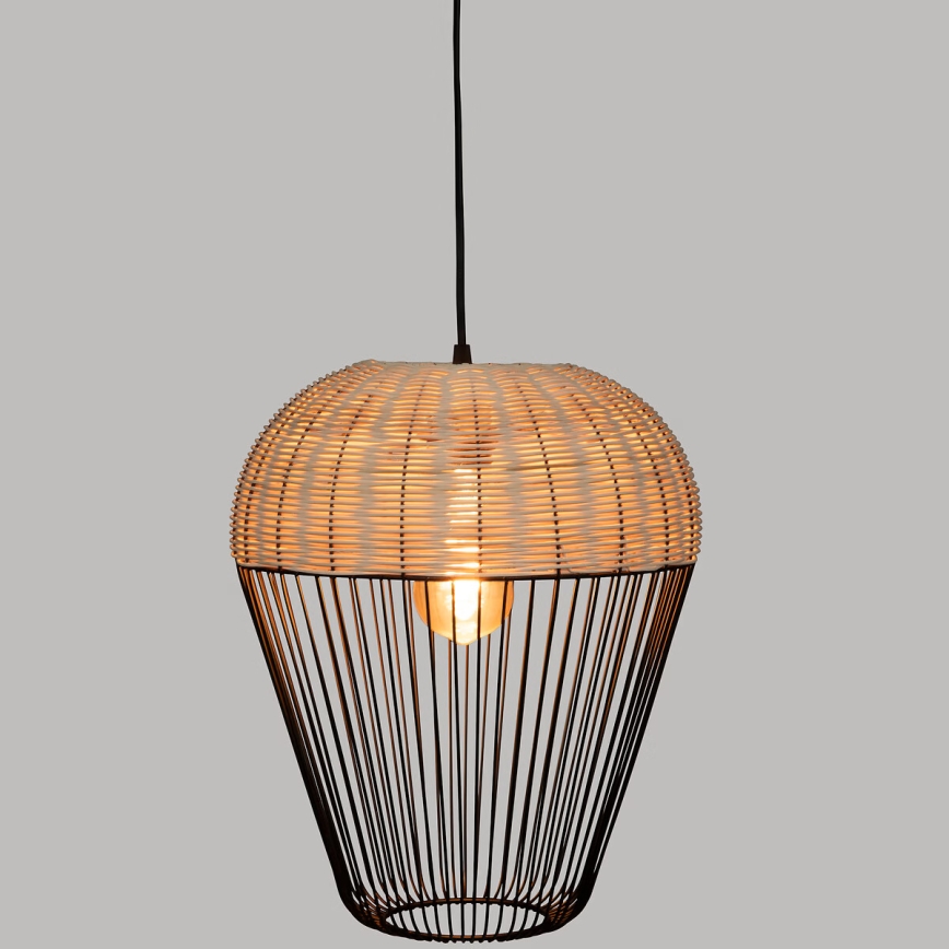 Atmosphera - Κρεμαστό φωτιστικό οροφής ANEA 1xE27/40W/230V rattan