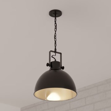 Atmosphera - Κρεμαστό φωτιστικό οροφής BASALT 1xE27/25W/230V μαύρο