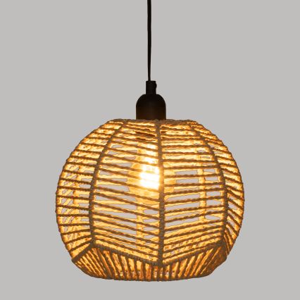Atmosphera - Κρεμαστό φωτιστικό οροφής CAREN 1xE27/40W/230V γιούτα