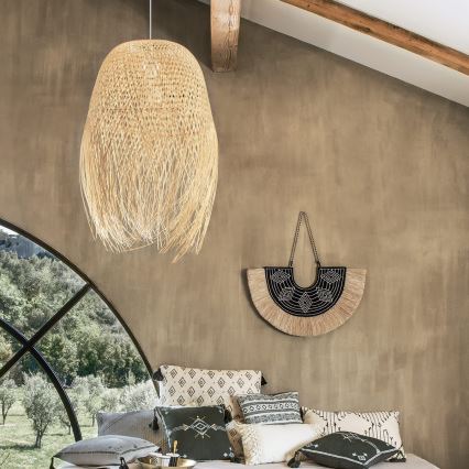 Atmosphera - Κρεμαστό φωτιστικό οροφής ELIS 1xE27/40W/230V μπαμπού