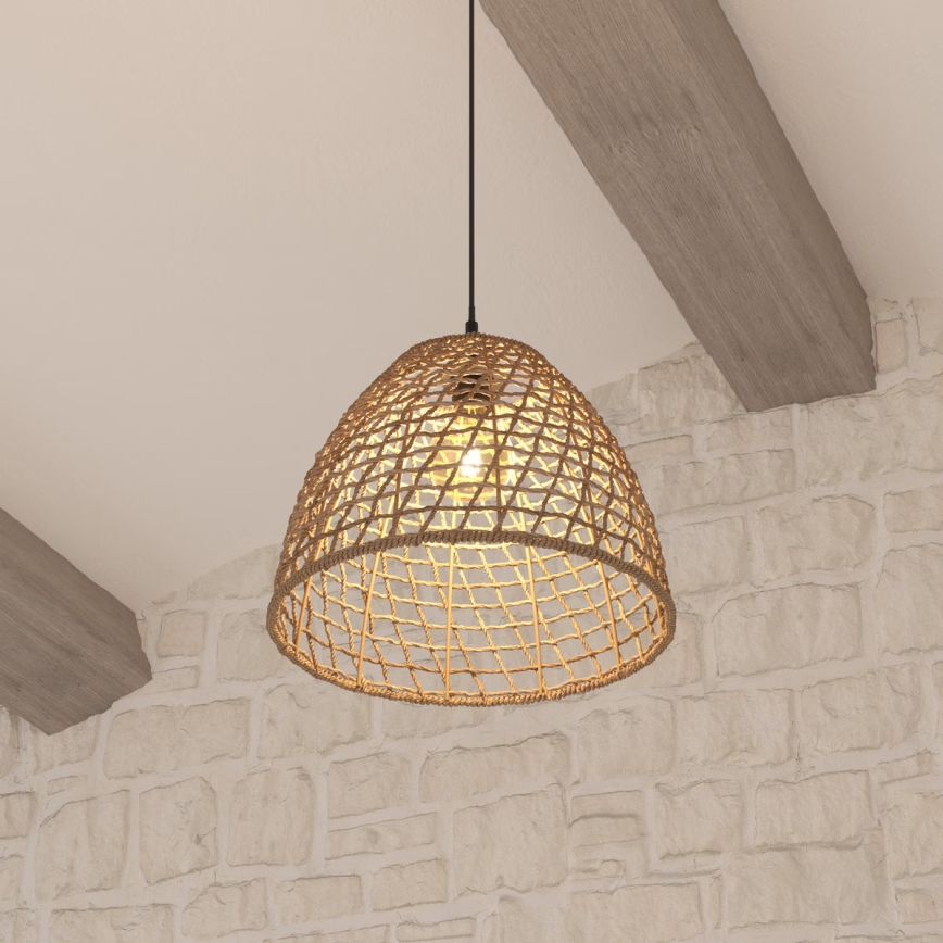 Atmosphera - Κρεμαστό φωτιστικό οροφής JADA 1xE27/40W/230V rattan