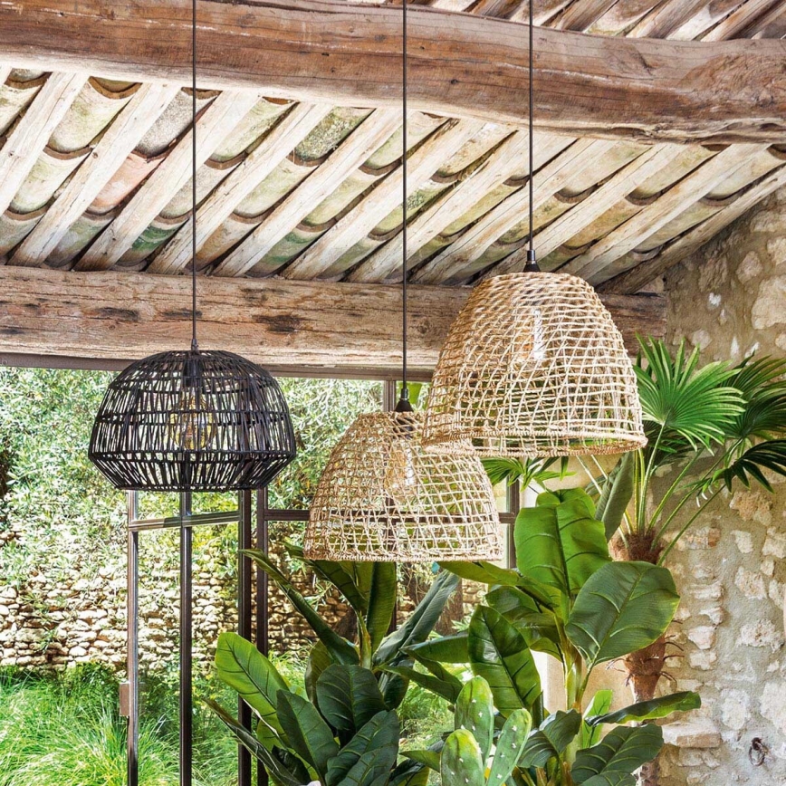 Atmosphera - Κρεμαστό φωτιστικό οροφής JADA 1xE27/40W/230V rattan