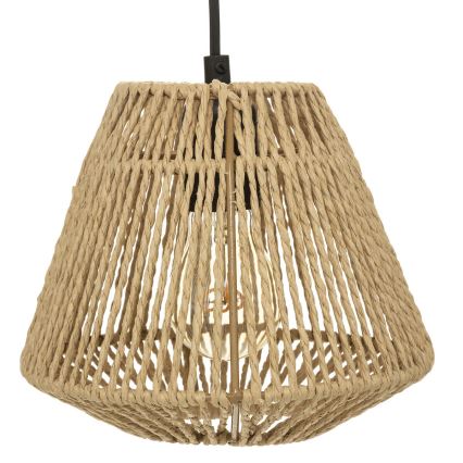 Atmosphera - Κρεμαστό φωτιστικό οροφής JILY 3xE27/40W/230V γιούτα