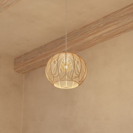 Atmosphera - Κρεμαστό φωτιστικό οροφής KITA 1xE27/40W/230V rattan