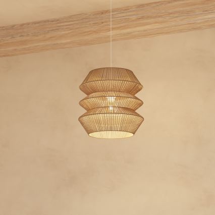 Atmosphera - Κρεμαστό φωτιστικό οροφής LIZA 1xE27/40W/230V γιούτα