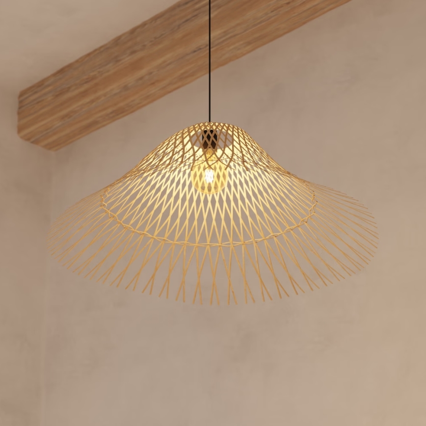 Atmosphera - Κρεμαστό φωτιστικό οροφής MOXA 1xE27/60W/230V μπαμπού