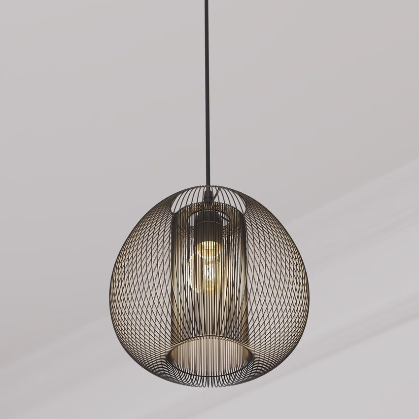 Atmosphera - Κρεμαστό φωτιστικό οροφής NODA 1xE27/40W/230V μαύρο
