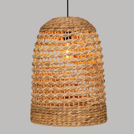 Atmosphera - Κρεμαστό φωτιστικό οροφής SAND 1xE27/40W/230V rattan/water hyacinth