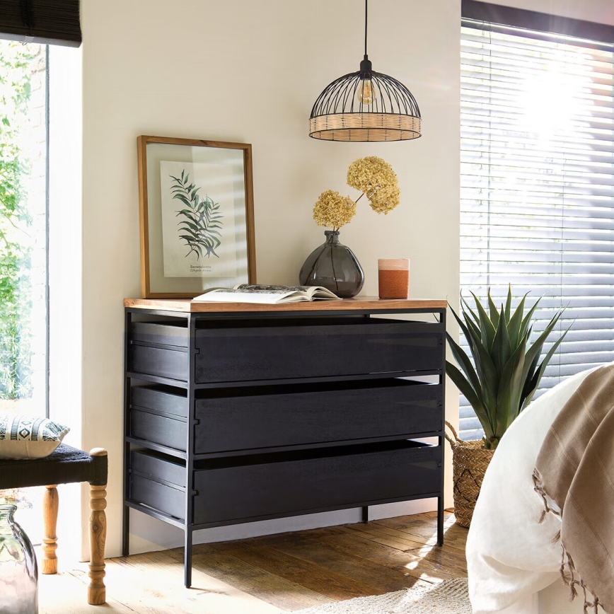 Atmosphera - Κρεμαστό φωτιστικό οροφής SUWA 1xE27/40W/230V rattan