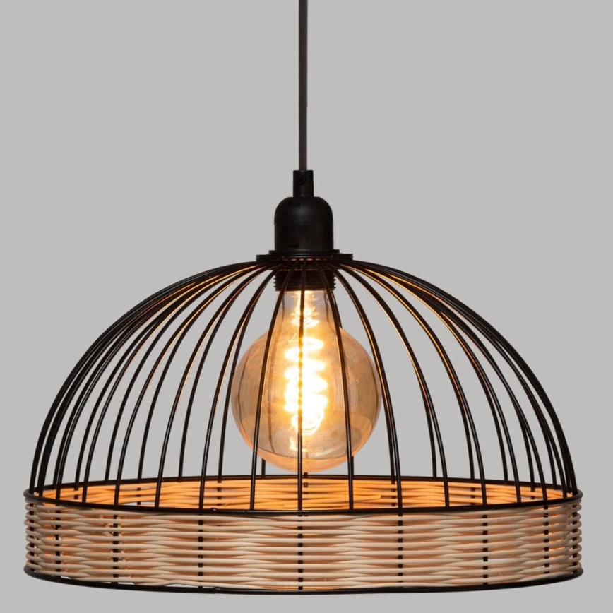 Atmosphera - Κρεμαστό φωτιστικό οροφής SUWA 1xE27/40W/230V rattan