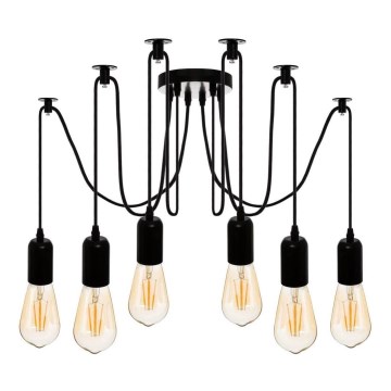 Atmosphera - Κρεμαστό φωτιστικό οροφής UDELL 6xE27/40W/230V spider