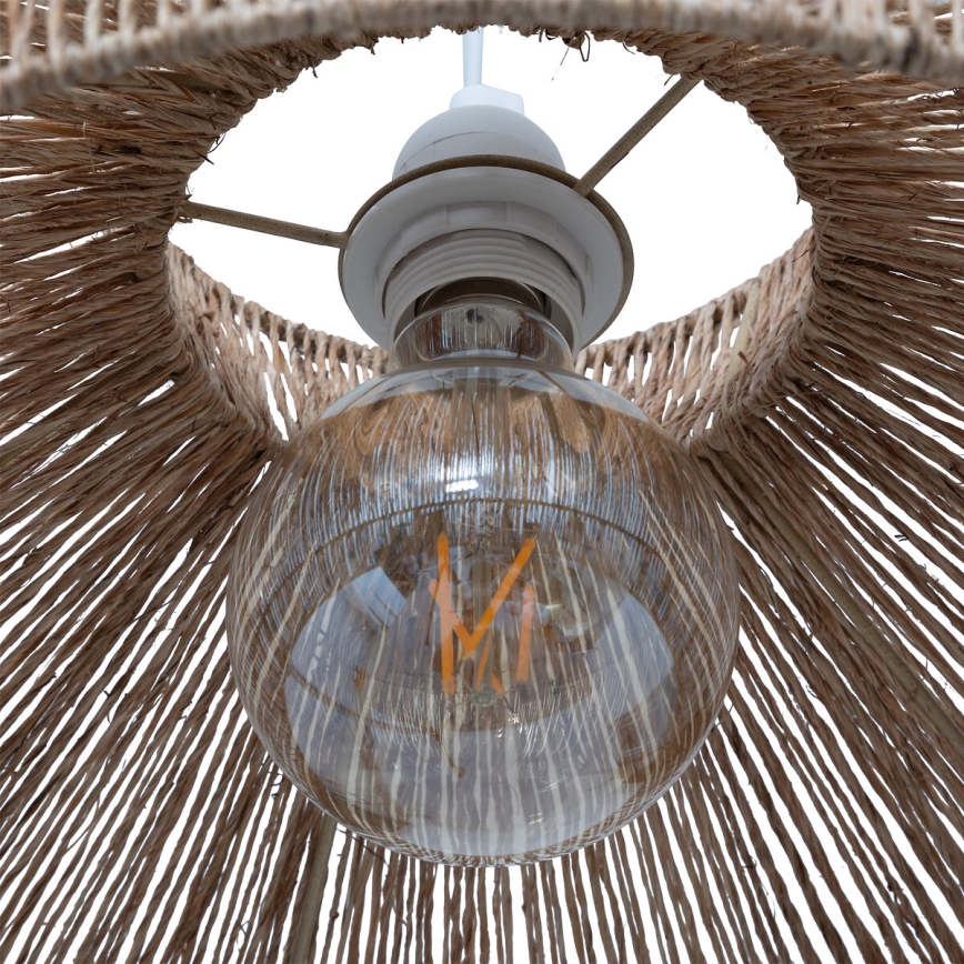 Atmosphera - Κρεμαστό φωτιστικό οροφής ZELIA 1xE27/40W/230V γιούτα