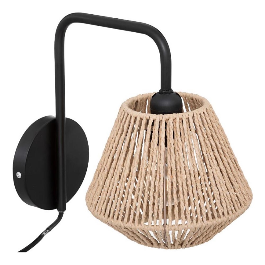 Atmosphera - Λάμπα τοίχου JILY 1xE27/40W/230V γιούτα