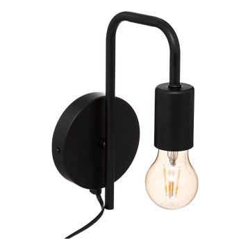 Atmosphera - Λάμπα τοίχου KELI 1xE27/40W/230V μαύρο