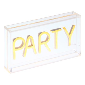 Atmosphera - Νεονικό επιτραπέζιο διακοσμητικό LED PARTY/5V