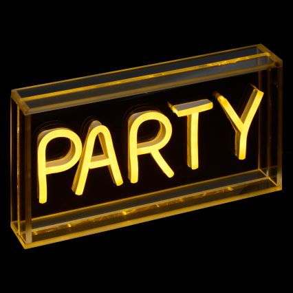 Atmosphera - Νεονικό επιτραπέζιο διακοσμητικό LED PARTY/5V