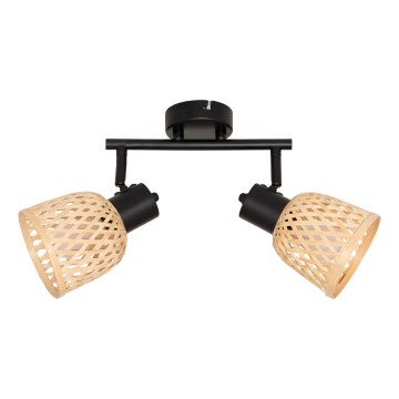 Atmosphera - Σποτ φωτιστικό LIO 2xE27/25W/230V μπαμπού